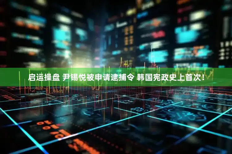 启运操盘 尹锡悦被申请逮捕令 韩国宪政史上首次！